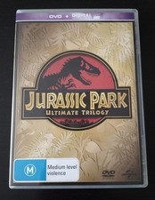 COMO NOVO Jurassic Park Ultimate Trilogy DVD 3 Conjunto de Filmes, Região 4&2, PAL, (2015) comprar usado  Enviando para Brazil