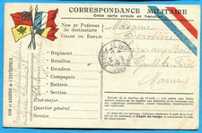 Old postcard military d'occasion  Expédié en Belgium