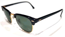 Usado, Óculos de sol Ray Ban Rb3016 901/58 Clubmaster preto dourado verde polarizado 49-21 140 comprar usado  Enviando para Brazil