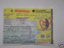 Modena genoa biglietto usato  San Marcello Piteglio