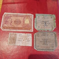 Vecchie banconote italiane usato  Riolo Terme