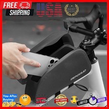 Usado, Bolsa de bicicleta à prova d'água com tampa magnética para mountain bike de estrada comprar usado  Enviando para Brazil