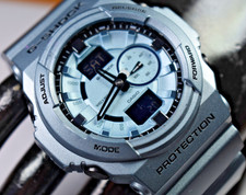 Relógio masculino CASIO GA150A-2A (5255) azul metálico G-Shock BATERIA NOVA! comprar usado  Enviando para Brazil