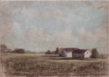 Large farmhouse landscape for sale  Marion