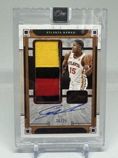2023-24 Panini One And One CLINT CAPELA /25 Patch Auto Atlanta Hawks #JJA-CCP comprar usado  Enviando para Brazil