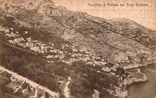 Cb862 cartolina panorama usato  Tramonti