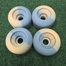 Vintage Azul Creme Dois Tons Sims 63 Rodas de Skate Anos 80 RARO comprar usado  Enviando para Brazil