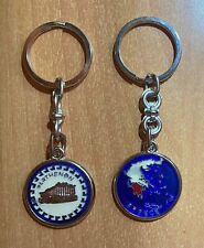 1 x Vintage GRÉCIA PARTENON - Chaveiro grego lembrança chaveiro de metal presente comprar usado  Enviando para Brazil