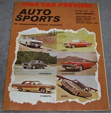 REVISTA VINTAGE AUTO SPORTS AN INTERNATIONAL RACING OUTUBRO 1963  comprar usado  Enviando para Brazil