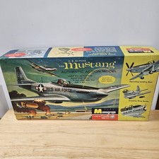 Kit de modelo de ação vintage 1962 monograma F-51D Mustang escala 1/32 usado comprar usado  Enviando para Brazil