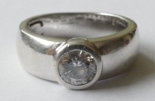 Solitär ring zirkonia gebraucht kaufen  Maintal