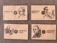 Monete commemorative papa usato  Genova