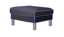 Ikea karlstad footstool for sale  USA