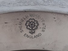 Sheffield rose pewter for sale  RUGBY
