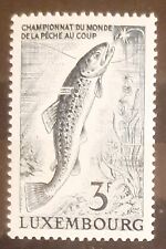 Francobolli lussemburgo pesca usato  Villachiara