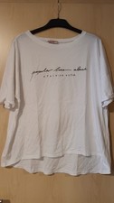 Damenshirt weiß aufschrift gebraucht kaufen  Schwandorf
