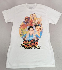 Camisa Street Fighter masculina pequena S branca videogame clássica retrô jogadores EUA NOVA SEM ETIQUETAS comprar usado  Enviando para Brazil