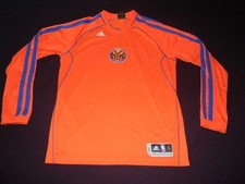 Camisa NY KNICKS 2006/07 Adidas Clima Cool Oficial NBA Pré-Jogo Laranja Tamanho G comprar usado  Enviando para Brazil