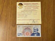 1000 lire verdi serie usato  Beinasco