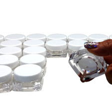 Cosmetic jars empty for sale  Spring