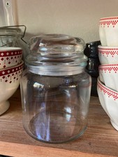 Clear glass jar d'occasion  Expédié en Belgium