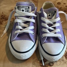 Tênis Converse infantil feminino roxo All Star tamanho superior baixo 11,5 sapatos infantis comprar usado  Enviando para Brazil