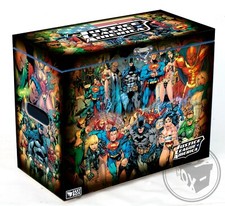 Justice League (por Ed Benes) - Caixa de armazenamento rígida de quadrinhos grande MDF  comprar usado  Brasil 