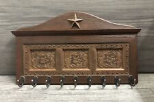 Casaco Montana Silversmiths rústico couro trabalhado tachas prata pendurado na parede comprar usado  Enviando para Brazil