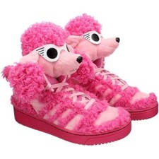 Tênis Adidas Originals Jeremy Scott Poodle Cachorro Rosa Top Shoes ObyO Q23499 8,5 comprar usado  Enviando para Brazil