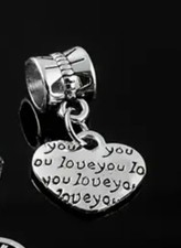 Love heart charm for sale  CASTLEFORD