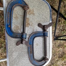 Record clamps good for sale  FARNHAM