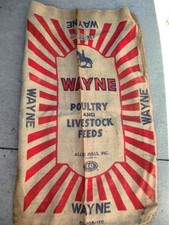 Vtg burlap grain for sale  Niagara Falls