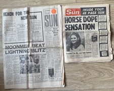 Newspaper sun historical for sale  CHELMSFORD