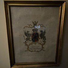 Antique coat arms for sale  APPLEBY-IN-WESTMORLAND
