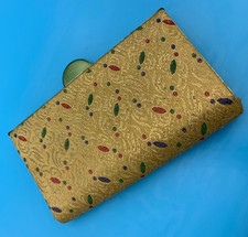 BOLSA DE MÃO EMBREAGEM COR DOURADA ELEGANTE 8" X 5" FECHO vintage comprar usado BOLSA DE MÃO EMBREAGEM COR DOURADA ELEGANTE 8" X 5" FECHO vintage comprar usado  Enviando para Brazil