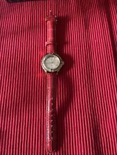 Invicta relógio feminino de aço inoxidável "Angel" modelo 14935 pulseira de couro vermelha 50M WR (CA) comprar usado  Enviando para Brazil