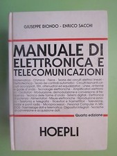 Manuale elettronica telecomuni usato  Italia