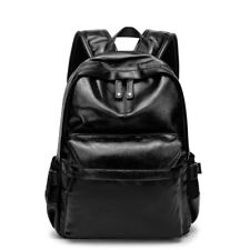 Mochila de couro tendência moda masculina bolsa de viagem mochila de estudante bolsa de computador comprar usado  Enviando para Brazil