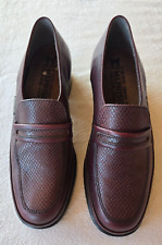 Chaussures cuir bordeaux d'occasion  Courville-sur-Eure