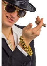 Gold gangster bracelet for sale  MANCHESTER