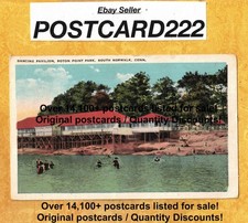 CT Roton Point Norwalk 1927 cartão postal antigo PAVILHÃO DE DANÇA CONNECTICUT comprar usado CT Roton Point Norwalk 1927 cartão postal antigo PAVILHÃO DE DANÇA CONNECTICUT comprar usado  Enviando para Brazil