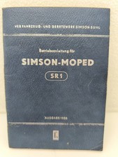 Simson betriebsanleitung handb gebraucht kaufen  Penig