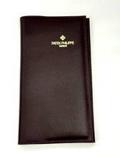 Usado, Carteira porta-documentos de couro Patek Philippe Borgonha com certificado comprar usado  Enviando para Brazil