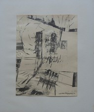 Roberto matta litografia usato  Perugia