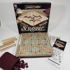 Scrabble deluxe edition d'occasion  Expédié en Belgium