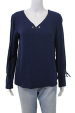 neck blue v sleeve long for sale neck blue v sleeve long for sale Hatboro