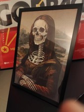 Quadro gioconda teschio usato  Noci