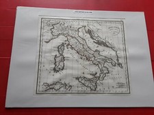 Carte ancienne italie d'occasion  Flumet