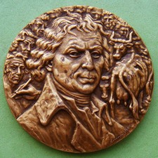 Medalha de bronze vacina varíola imunologia Edward Jenner cientista da medicina L@@k! comprar usado  Enviando para Brazil