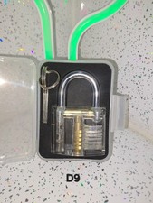 Transparent padlock keys for sale  SUNDERLAND